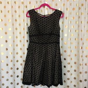 Gorgeous black eyelet dress